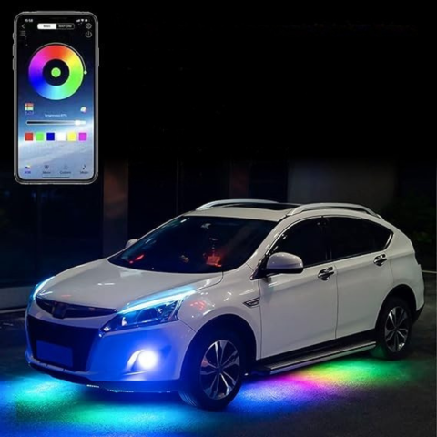 LED Neon Kit pro auto — Vícebarevné osvětlení podvozku 