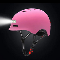 Stadtfahrradhelm – Mit vorderer und hinterer LED-Beleuchtung 