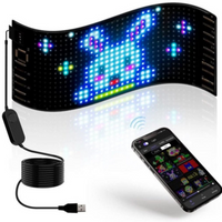 LED-näyttöauto – Mukautetut tekstit ja kuviot 