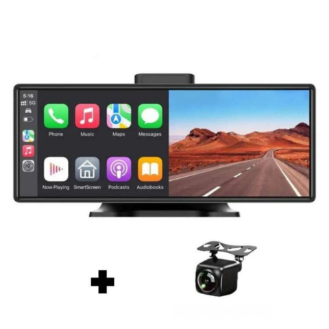 Pantalla de Coche Inteligente – Navegación Fácil y Cámara Integrada 