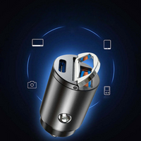 USB-bil laddare adapter – Kompakt cigarettändar kontakt 
