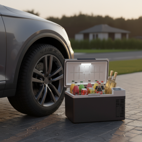 Mini Frigo Portable — Refroidissement Rapide & Silencieux Pour Voyages