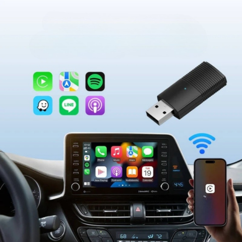 Bezprzewodowy adapter CarPlay – Automatyczne połączenie dla systemów OEM 