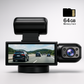 Dashcam Dobbelt Full HD Bil - Nattesyn + Indvendig Kamera 