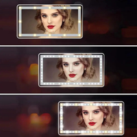 Led zrkadlo do auta - kompaktný dizajn a nastaviteľné svetlo