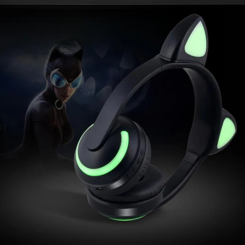 Auriculares Bluetooth Iluminados Cat Ears - Confort de escucha y estilo original