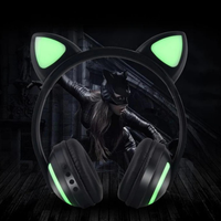 Casque Bluetooth Lumineux Oreilles De Chat — Confort D’écoute & Style Original