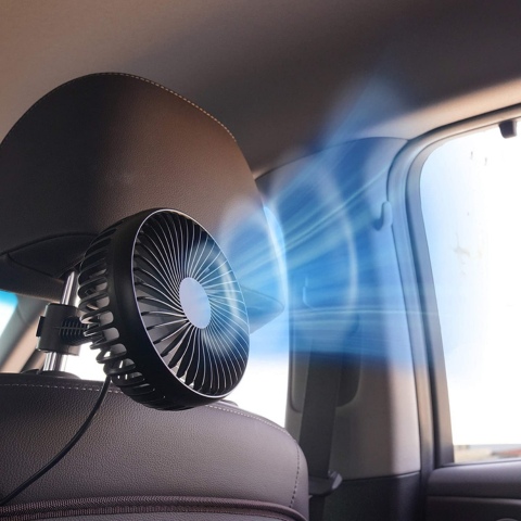 Mini Ventilador de Coche — Refrigeración Eficaz en el Trayecto 