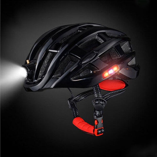Inteligentní cyklistická helma s LED světlem — maximální bezpečnost a viditelnost 