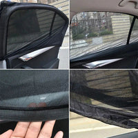 Universell erweiterbare Sonnenblende für Seitenscheiben von Autos 